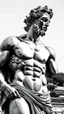 Placeholder: Prometheus Statue black and white