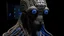 Placeholder: Hypnotic Alien made out of Ethernet cables simulating the internet