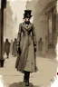 Placeholder: A Female Time Traveler In Victorian London, ; by Alex Maleev