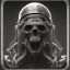 Placeholder: viking zombie, hr giger, scary, steam punk, realistic, made in octane, cinematic, ultra-realistic, extremely detailed octane rendering, 8K, VRAY Super Real ar 2:3, dof photorealistic futuristic 50mm lens hard lighting dark gray tintype photograph, realistic lighting, sepia color