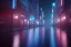 Placeholder: cinematic, night, Tokyo, Rain, high definition, blue neon lights, blender 3d