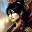 Placeholder: portrait beautiful face 'kagero-ninja scroll',busty,ancient metal armor balanciaga fashion clothe painting by gaston bussiere, greg rutkowski, yoji shinkawa, yoshitaka amano, tsutomu nihei, donato giancola, tim hildebrandt, oil on canvas, cinematic composition, extreme detail,fit full head inside picture,16k