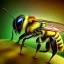 Placeholder: The Macro Bee, Image created by the author in Midjourney