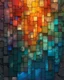 Placeholder: abstract landscape made of cubes, in the style of Peter Gric, detailed colorful beautiful high resolution --ar 1:2 --stylize 750