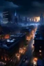 Placeholder: Generate stunning visuals of the cityscape, with detailed depictions of urban environments and atmospheric lighting