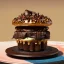 Placeholder: the world's most decadent maximalist dessert, oozing caramel, chocolate maximalism, unreal engine, maximalist dessert