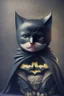 Placeholder: A picture of a cute cat in the form of a batman, a professional, high JPEG image