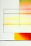 Placeholder: Abstract watercolour painting in the style of Agnes Martin. Pastel colours