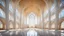 Placeholder: futuristic fantastic symmetrical cathedral interior view, year 2160, sunshine, beautiful, colorful, totally symmetrical design, style Shigeru Ban, innovative architecture, award-winning photograph, awesome, serene, inspiring, spiritual, impressive, cinematic lighting, epic composition, photorealism, very high detail, Unreal Engine, Octane render, HDR