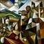 Placeholder: picasso landscape more browns cubism