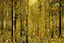 Placeholder: Gustav Klimt Inspired Landscape: A forest scene where the trees are patterned with intricate, symbolist designs and gold leaf accents. The composition is flat with a focus on decorative surfaces, reflecting Klimt's unique Art Nouveau style. Angle: straight-on. Lighting: evenly lit with an emphasis on the shimmering gold and rich, saturated colors.