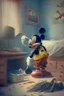 Placeholder: Mickey Mouse cleaning his room