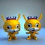 Placeholder: King cyber cheerful 3D cute