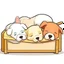 Placeholder: puppies sleeping cartoon