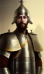 Placeholder: Islamic army commander from the Mamluk era, chin, shield, sword, helmet, cinematic, 8k, resolution concept art portrait by Greg Rutkowski, Artgerm, WLOP, Alphonse Mucha dynamic lighting hyperdetailed intricately detailed