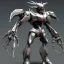 Placeholder: Mecha with metal spider legs his hands are machine guns. Driver is animal