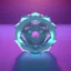 Placeholder: transparent multicolor crystal rose realistic, unreal engine 5