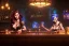 Placeholder: Two beautiful female cats in a bar, high-quality, fine-detail, intricate, digital art, detailed matte, volumetric lighting, dynamic lighting, 3D octane render, Marc Adamus, Ann Prochilo, Romain Veillon,