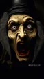 Placeholder: The wolf man Howling in giger style