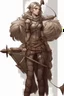Placeholder: Girl Archer concept art, full body, sketch, coll style, bow