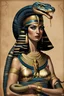 Placeholder: Cleopatra d'Egitto con cobra