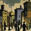 Placeholder: A black village in a shadow realm painted by Lyonel Charles Feininger