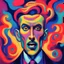 Placeholder: Illusionist in Monster fauvism art style