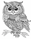 Placeholder: owl coloring page