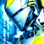 Placeholder: A portrait of a crystalised robot big good drawled hands, atmospheric, realistic, unreal engine cosmic galactic, cinematic lighting, octane render, yellow blue colors, transparent, cosmic ambiance, masterpiece, art by Yoji Shinkawa, composing fit inside