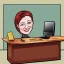 Placeholder: Office Caricature