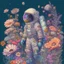 Placeholder: "floral astronaut" hand-drawn digital art, flowers everywhere, colorful garden, beautiful galaxy, REALISTIC, anime, 4k, high resolution, full details, 2560x1600