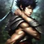 Placeholder: Young Male warrior, Anime Key Visual, by Kentaro Miura, Deep Color, Intricate, 8k resolution concept art, Natural Lighting, Beautiful Composition head and shoulders portrait, 8k resolution concept art portrait by Kentaro Miura, Artgerm, WLOP, Alphonse Mucha dynamic lighting hyperdetailed intricately detailed Splash art"