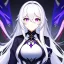 Placeholder: girl, masterpiece, best quality, volumetric lighting, detailed outfit, perfect eyes, white hair, purple eyes, long hair, honkai impact outfit,