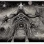 Placeholder: gothic cosmos with plankton like kaiju and others creatures by Jérôme Bosch