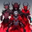 Placeholder: Black demon and red demon and dimond demon