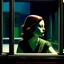 Placeholder: woman behind glass, Edward Hopper