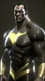 Placeholder: black adam become very fat, ultra realistic, 4k, ultra detail, full body