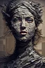 Placeholder: Beautiful face made of newspaper, trending on artstation, sharp focus, studio photo, intricate details, highly detailed,:y.k: by greg rutkowski Modifiers: digital painting fantasy beautiful Greg Rutkowski beautiful face, surreal