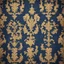 Placeholder: Hyper Realistic navy-blue & golden multicolor grungy rustic damask texture with vignette effect