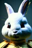 Placeholder: Sweet Rabbit mask, suit, photo studio, black background, unreal engine 5, concept art, ray tracing, lumen lighting, ultra detail, volumetric lighting, 3d.