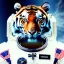 Placeholder: Tigre com roupa de astronauta