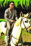 Placeholder: Cristiano Ronaldo is riding a donkey .