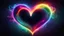 Placeholder: Visual representation of energy & hearts, colorful darkness high definition deep.