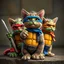 Placeholder: Teenage Mutant Ninja Felines.