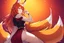 Placeholder: Girl, fox ears, fox tail, orange hair, red hair