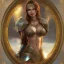 Placeholder: arab female warrior sexy cleavage ornate metal armour silks