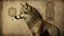 Placeholder: a wolf in da vinci style