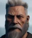 Placeholder: close-up portrait, Viking style, Realistic, 8K, a Highly detailed face of a man, black color beard, Odin, Raven