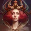 Placeholder: Concept art of a Crowned heart , trend on artstation ,by karol bak, James Jean, tom bagshaw, rococo, trending on artstation, cinematic lighting, hyper realism, octane render, 8k, hyper detailed