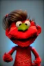 Placeholder: Waist up muppet Portrait, Nicolas maduro muppet doll, mustache, photo studio, red background, unreal engine 5, concept art, art station, ray tracing, lumen lighting, ultra detail, volumetric lighting, 3d.